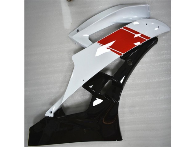 Red White Black 2006-2007 Yamaha YZF R6 Motorcycle Fairings Red White Black 2006-2007 Yamaha YZF R6 Motorcycle Fairings