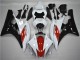 Red White Black 2006-2007 Yamaha YZF R6 Motorcycle Fairings Red White Black 2006-2007 Yamaha YZF R6 Motorcycle Fairings