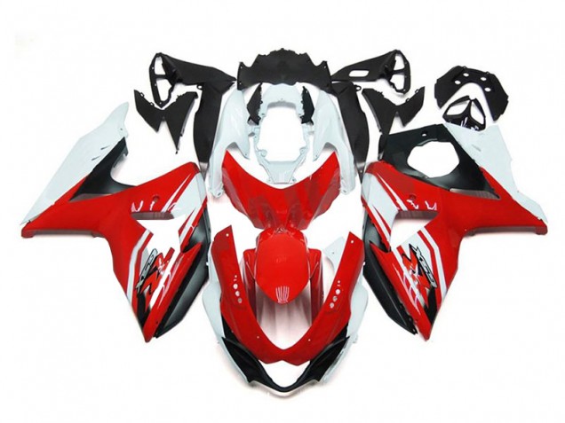 Red White Black 2009-2016 Suzuki GSXR 1000 Motorcycle Fairings Red White Black 2009-2016 Suzuki GSXR 1000 Motorcycle Fairings
