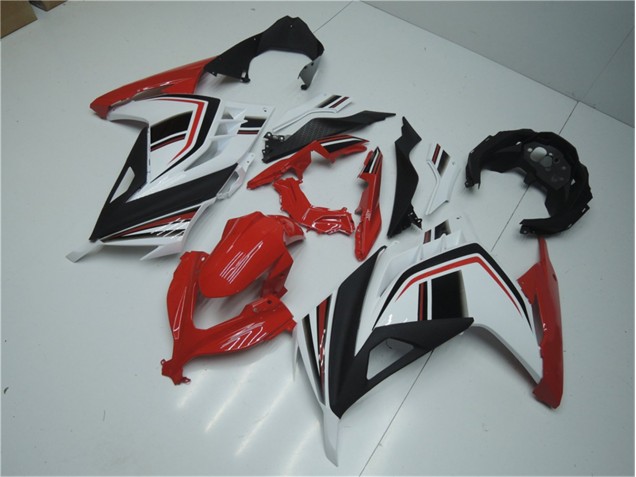 Red White Black 2013-2016 Kawasaki EX300 Motorcycle Fairings Red White Black 2013-2016 Kawasaki EX300 Motorcycle Fairings