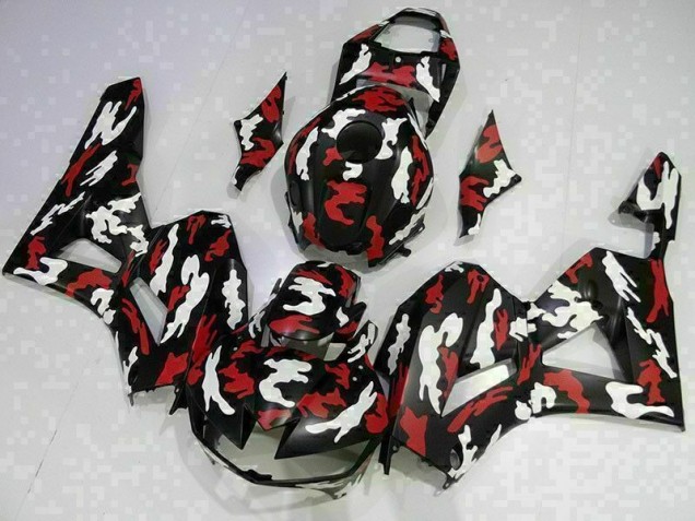 Red White Black 2013-2021 Honda CBR600RR Motorcycle Fairings Red White Black 2013-2021 Honda CBR600RR Motorcycle Fairings