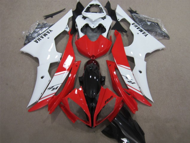 Red White Black Decal 2008-2016 Yamaha YZF R6 Motorcycle Fairings Red White Black Decal 2008-2016 Yamaha YZF R6 Motorcycle Fairings