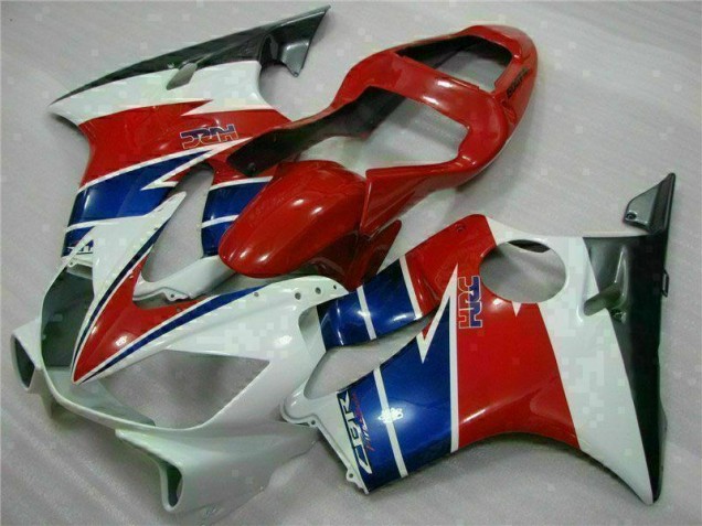 Red White Blue 2001-2003 Honda CBR600 F4i Motorcycle Fairings Red White Blue 2001-2003 Honda CBR600 F4i Motorcycle Fairings