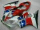 Red White Blue 2001-2003 Honda CBR600 F4i Motorcycle Fairings Red White Blue 2001-2003 Honda CBR600 F4i Motorcycle Fairings