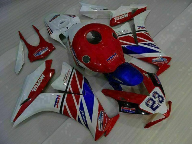 Red White Blue 23 2012-2016 Honda CBR1000RR Motorcycle Fairings Red White Blue 23 2012-2016 Honda CBR1000RR Motorcycle Fairings