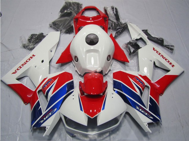 Red White Blue HRC 2013-2021 Honda CBR600RR Motorcycle Fairing Red White Blue HRC 2013-2021 Honda CBR600RR Motorcycle Fairing