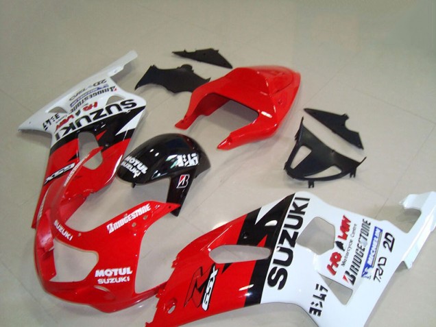 Red White Motul 2001-2003 Suzuki GSXR 750 Motorcycle Fairings Red White Motul 2001-2003 Suzuki GSXR 750 Motorcycle Fairings