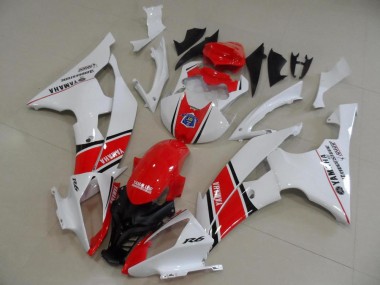 Red White OEM Style 2008-2016 Yamaha YZF R6 Motorcycle Fairings