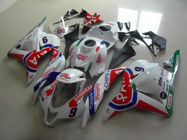 Red White Pata 2009-2012 Honda CBR600RR Motorcycle Fairings Red White Pata 2009-2012 Honda CBR600RR Motorcycle Fairings
