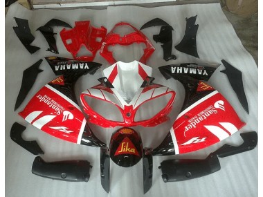 Red White and Black Graphic 2009-2011 Yamaha YZF R1 Motorcycle Fairings