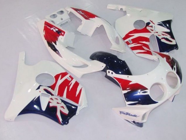 Red and Blue 1988-1989 Honda CBR250RR MC19 Motorcycle Fairings Red and Blue 1988-1989 Honda CBR250RR MC19 Motorcycle Fairings
