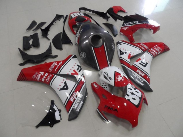 Red and Grey Fma 2008-2011 Honda CBR1000RR Motorcycle Fairings Red and Grey Fma 2008-2011 Honda CBR1000RR Motorcycle Fairings
