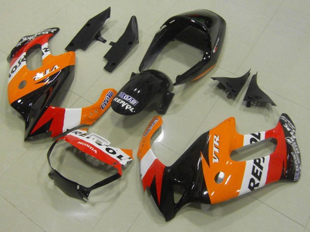 Repsol 1997-2005 Honda VTR1000F Motorcycle Fairings Repsol 1997-2005 Honda VTR1000F Motorcycle Fairings