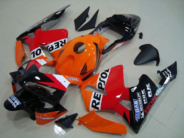 Repsol 2003-2004 Honda CBR600RR Motorcycle Fairings Repsol 2003-2004 Honda CBR600RR Motorcycle Fairings