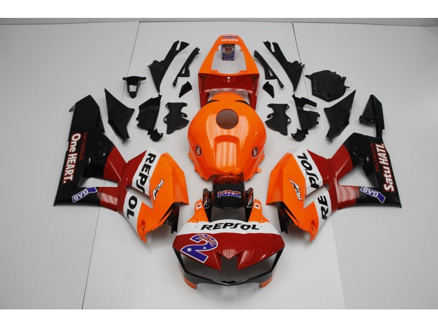 Repsol 2013-2021 Honda CBR600RR Motorcycle Fairing Repsol 2013-2021 Honda CBR600RR Motorcycle Fairing