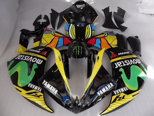 Rossi Movistar 2009-2011 Yamaha YZF R1 Motorcycle Fairings Rossi Movistar 2009-2011 Yamaha YZF R1 Motorcycle Fairings