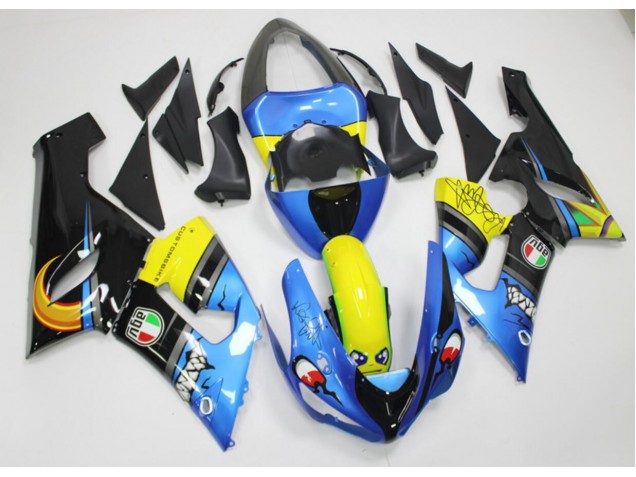 Shark 2005-2006 Kawasaki ZX6R Motorcycle Fairings Shark 2005-2006 Kawasaki ZX6R Motorcycle Fairings