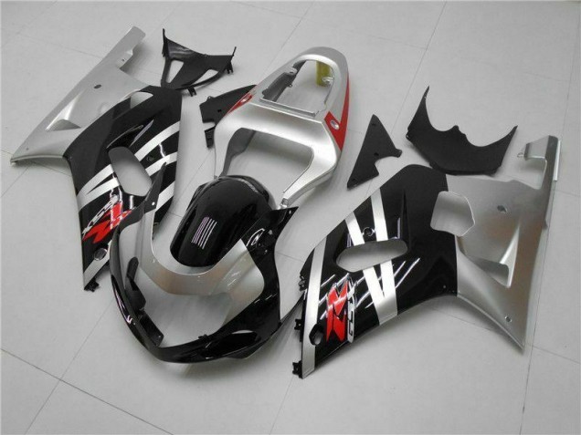 Silver 2001-2003 Suzuki GSXR 600/750 Motorcycle Fairings Silver 2001-2003 Suzuki GSXR 600/750 Motorcycle Fairings