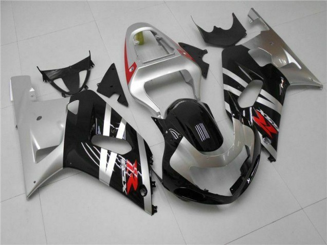 Silver 2001-2003 Suzuki GSXR 600/750 Motorcycle Fairings Silver 2001-2003 Suzuki GSXR 600/750 Motorcycle Fairings