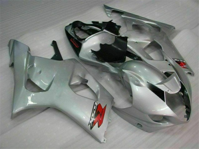 Silver 2003-2004 Suzuki GSXR 1000 Motorcycle Fairings Silver 2003-2004 Suzuki GSXR 1000 Motorcycle Fairings