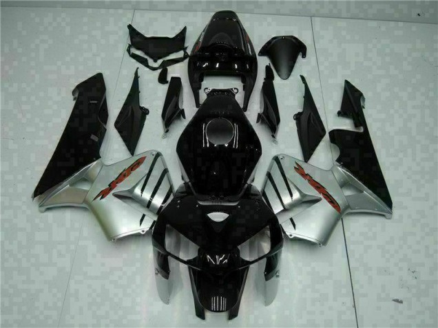 Silver 2005-2006 Honda CBR600RR Motorcycle Fairing Silver 2005-2006 Honda CBR600RR Motorcycle Fairing