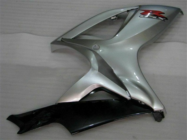 Silver 2006-2007 Suzuki GSXR 600/750 Motorcycle Fairings Silver 2006-2007 Suzuki GSXR 600/750 Motorcycle Fairings
