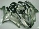 Silver 2007-2008 Kawasaki ZX6R Motorcycle Fairings Silver 2007-2008 Kawasaki ZX6R Motorcycle Fairings