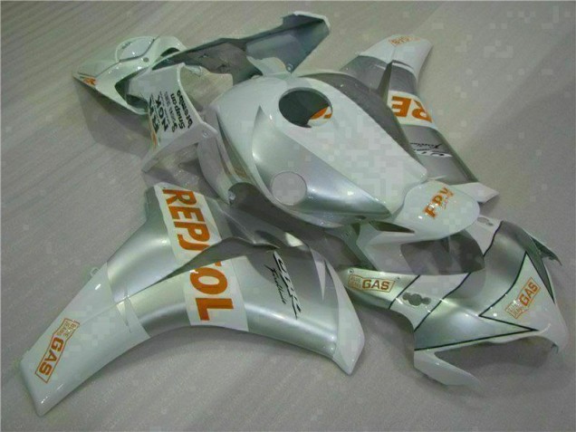 Silver 2008-2011 Honda CBR1000RR Motorcycle Fairings Silver 2008-2011 Honda CBR1000RR Motorcycle Fairings