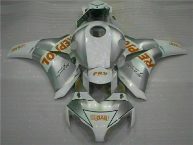 Silver 2008-2011 Honda CBR1000RR Motorcycle Fairings