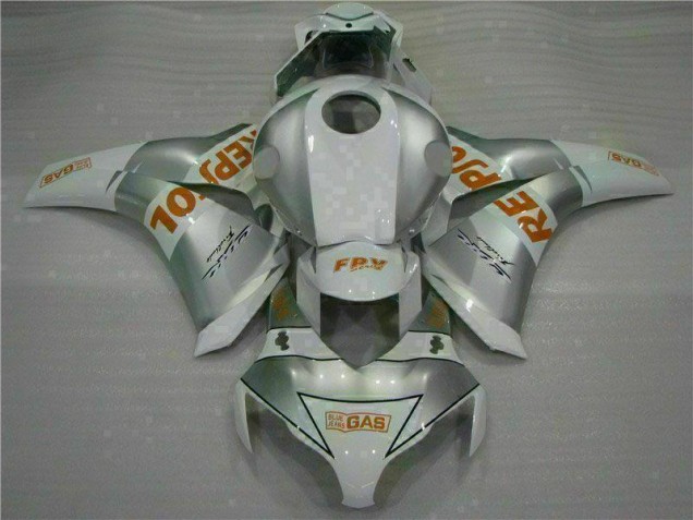 Silver 2008-2011 Honda CBR1000RR Motorcycle Fairings Silver 2008-2011 Honda CBR1000RR Motorcycle Fairings