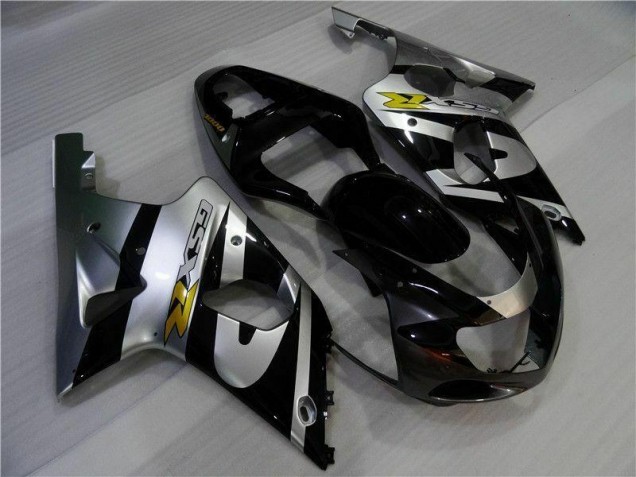 Silver Black 2000-2002 Suzuki GSXR 1000 Motorcycle Fairings Silver Black 2000-2002 Suzuki GSXR 1000 Motorcycle Fairings
