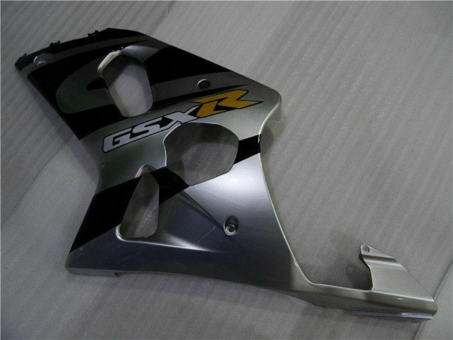 Silver Black 2000-2002 Suzuki GSXR 1000 Motorcycle Fairings Silver Black 2000-2002 Suzuki GSXR 1000 Motorcycle Fairings