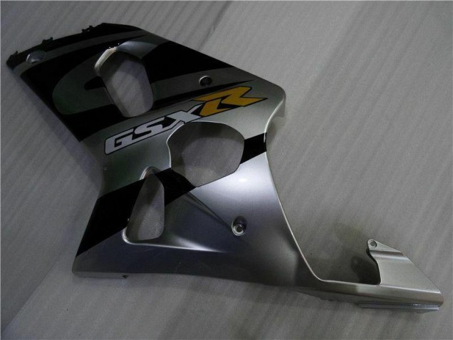 Silver Black 2000-2002 Suzuki GSXR 1000 Motorcycle Fairings Silver Black 2000-2002 Suzuki GSXR 1000 Motorcycle Fairings
