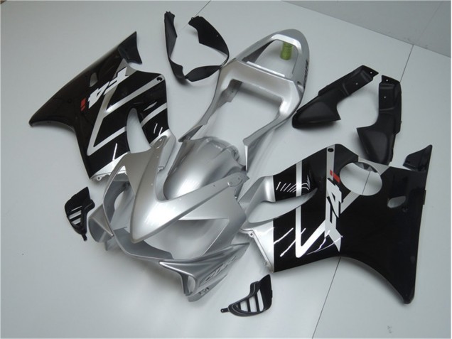 Silver Black 2001-2003 Honda CBR600 F4i Motorcycle Fairings Silver Black 2001-2003 Honda CBR600 F4i Motorcycle Fairings
