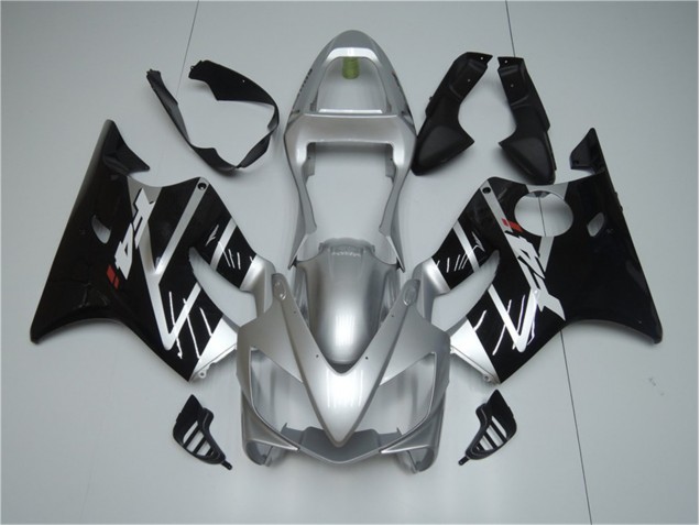 Silver Black 2001-2003 Honda CBR600 F4i Motorcycle Fairings Silver Black 2001-2003 Honda CBR600 F4i Motorcycle Fairings