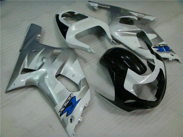 Silver Black 2001-2003 Suzuki GSXR 600/750 Motorcycle Fairing Silver Black 2001-2003 Suzuki GSXR 600/750 Motorcycle Fairing