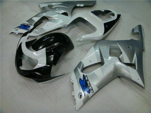 Silver Black 2001-2003 Suzuki GSXR 600/750 Motorcycle Fairing Silver Black 2001-2003 Suzuki GSXR 600/750 Motorcycle Fairing