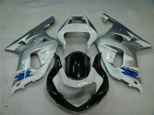 Silver Black 2001-2003 Suzuki GSXR 600/750 Motorcycle Fairing Silver Black 2001-2003 Suzuki GSXR 600/750 Motorcycle Fairing