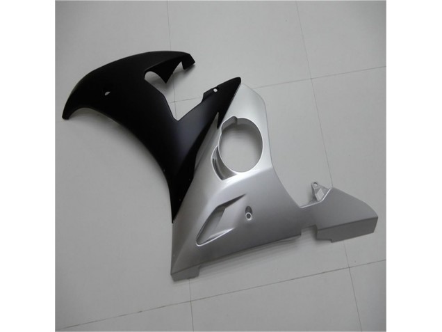 Silver Black 2003-2005 Yamaha YZF R6 Motorcycle Fairings Silver Black 2003-2005 Yamaha YZF R6 Motorcycle Fairings
