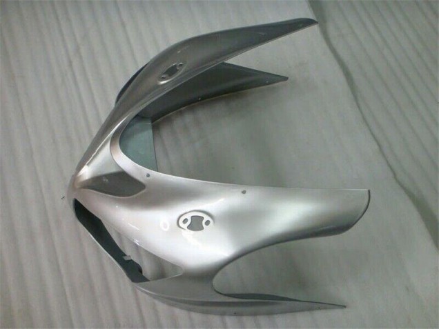 Silver Black 2005-2006 Kawasaki ZX6R Motorcycle Fairings Silver Black 2005-2006 Kawasaki ZX6R Motorcycle Fairings