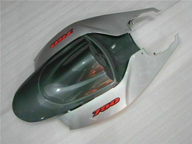 Silver Black 2006-2007 Suzuki GSXR 600/750 Motorcycle Fairings Silver Black 2006-2007 Suzuki GSXR 600/750 Motorcycle Fairings