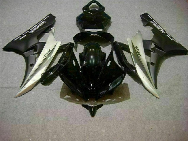 Silver Black 2006-2007 Yamaha YZF R6 Motorcycle Bodywork