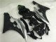 Silver Black 2006-2007 Yamaha YZF R6 Motorcycle Fairings Silver Black 2006-2007 Yamaha YZF R6 Motorcycle Fairings