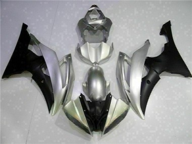 Silver Black 2008-2016 Yamaha YZF R6 Motorcycle Fairings