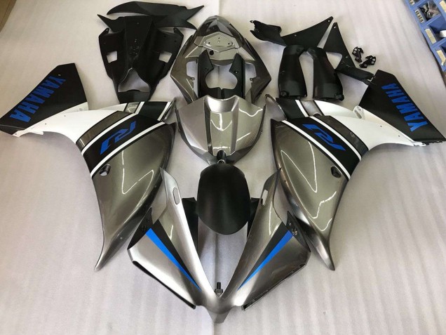 Silver Blue 2012-2014 Yamaha YZF R1 Motorcycle Fairings Silver Blue 2012-2014 Yamaha YZF R1 Motorcycle Fairings