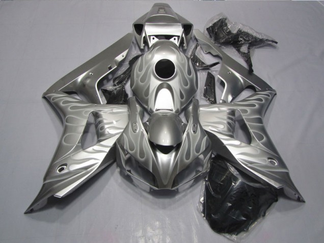 Silver Flame 2006-2007 Honda CBR1000RR Motorcycle Fairings Silver Flame 2006-2007 Honda CBR1000RR Motorcycle Fairings