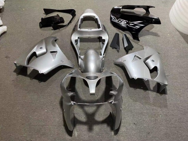 Silver Glossy Black 2002-2003 Kawasaki ZX9R Motorcycle Fairings Silver Glossy Black 2002-2003 Kawasaki ZX9R Motorcycle Fairings
