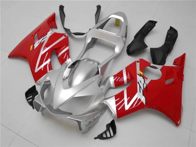 Silver Red 2001-2003 Honda CBR600 F4i Motorcycle Fairings Silver Red 2001-2003 Honda CBR600 F4i Motorcycle Fairings