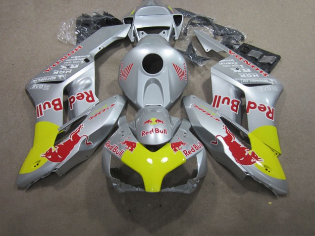 Silver Red Bull 2004-2005 Honda CBR1000RR Motorcycle Fairings Silver Red Bull 2004-2005 Honda CBR1000RR Motorcycle Fairings