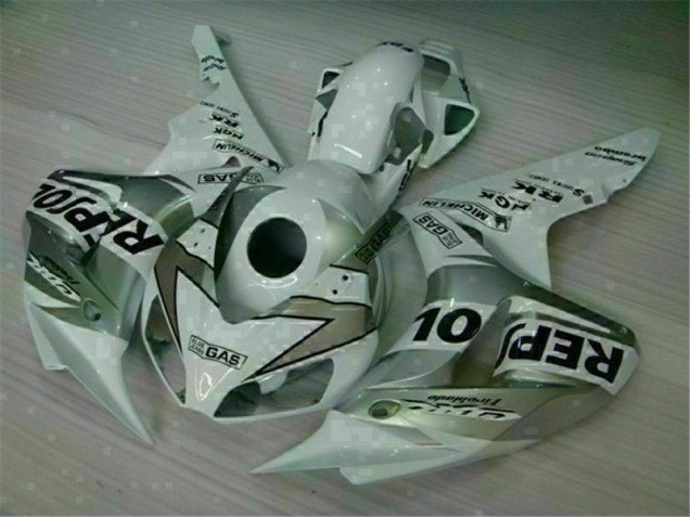 Silver Repsol 2004-2005 Honda CBR1000RR Motorcycle Fairing Silver Repsol 2004-2005 Honda CBR1000RR Motorcycle Fairing
